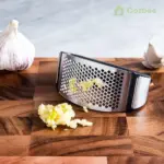 Stainless Steel Garlic Press - Image 3