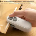 Rechargeable Handheld Sealer With Cutter