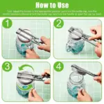 Adjustable Stainless Steel Jar Opener - Image 5